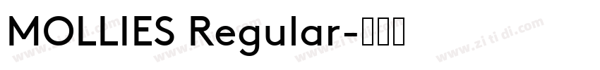 MOLLIES Regular字体转换